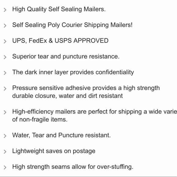 10 POLY MAILERS NEW FLOWERS FLORAL SIZE 10X13 - Picture 4 of 4